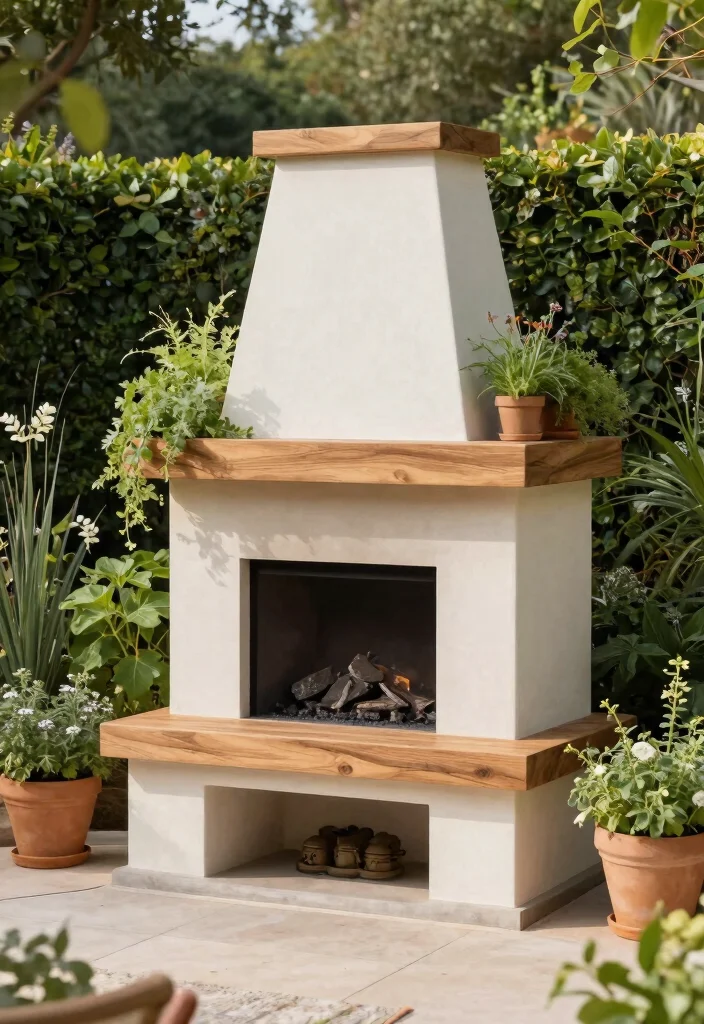 21 Dreamy Rustic Outdoor Fireplace Inspiration Photos 14. Eco Friendly Fireplaces 0