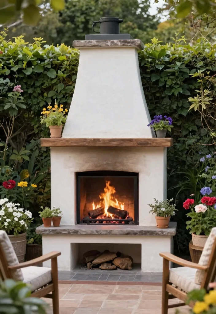 21 Dreamy Rustic Outdoor Fireplace Inspiration Photos 20. Fireplaces as Focal Points 0