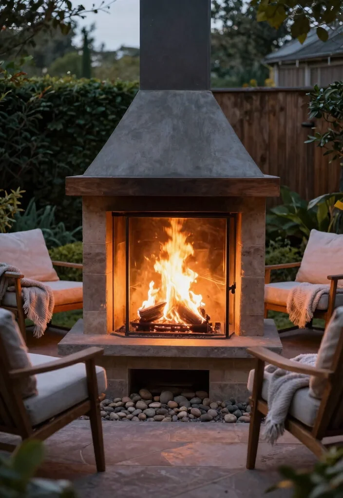 21 Dreamy Rustic Outdoor Fireplace Inspiration Photos 7. Enclosed Fireplaces 0
