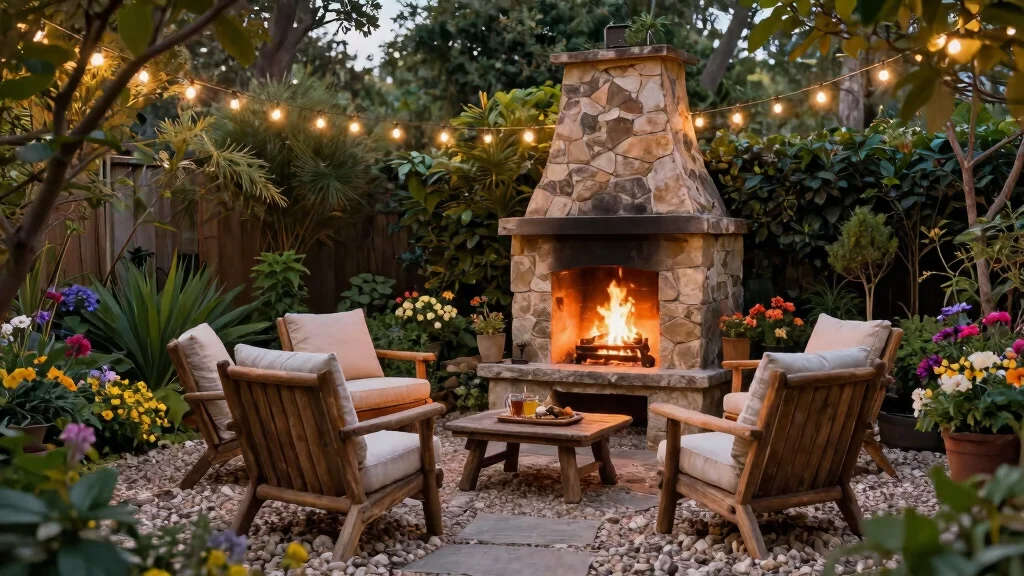 21 Dreamy Rustic Outdoor Fireplace Inspiration Photos