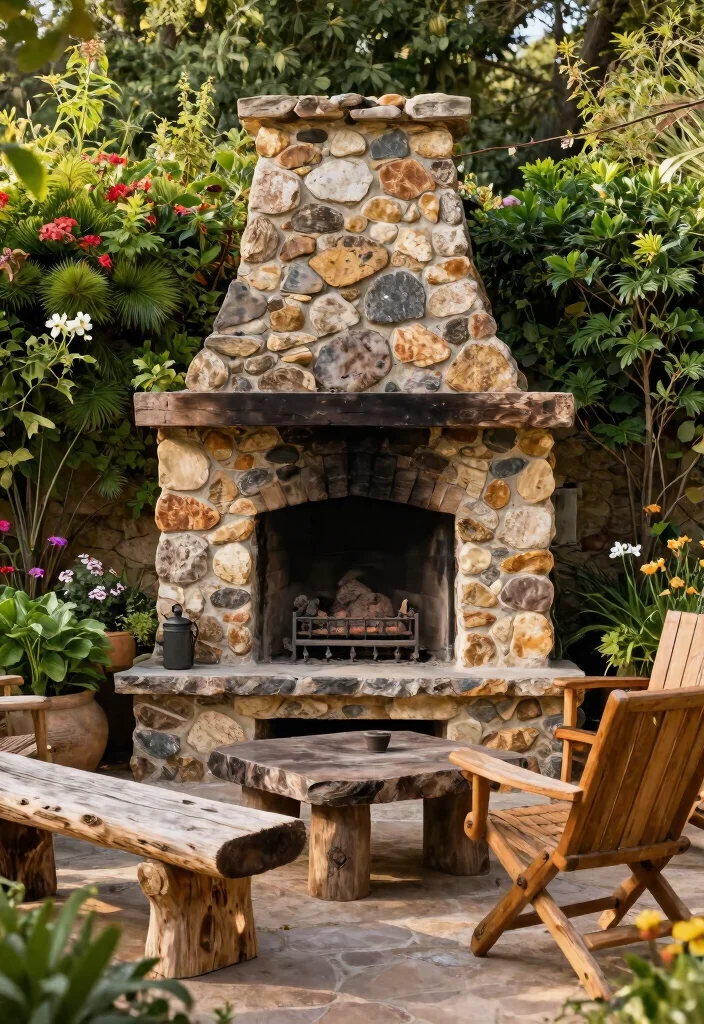 21 Stunning Outdoor Fireplace Ideas Backyards Need 1 21 Stunning Outdoor Fireplace Ideas Backyards Need 1. Eco Friendly Stone Fireplace 0
