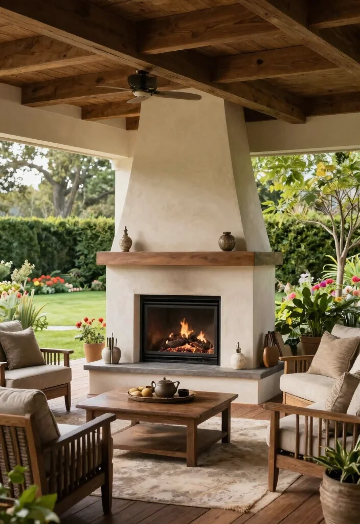 21 Stunning Outdoor Fireplace Ideas Backyards Need 14 21 Stunning Outdoor Fireplace Ideas Backyards Need 14. Raised Deck Fireplace 0
