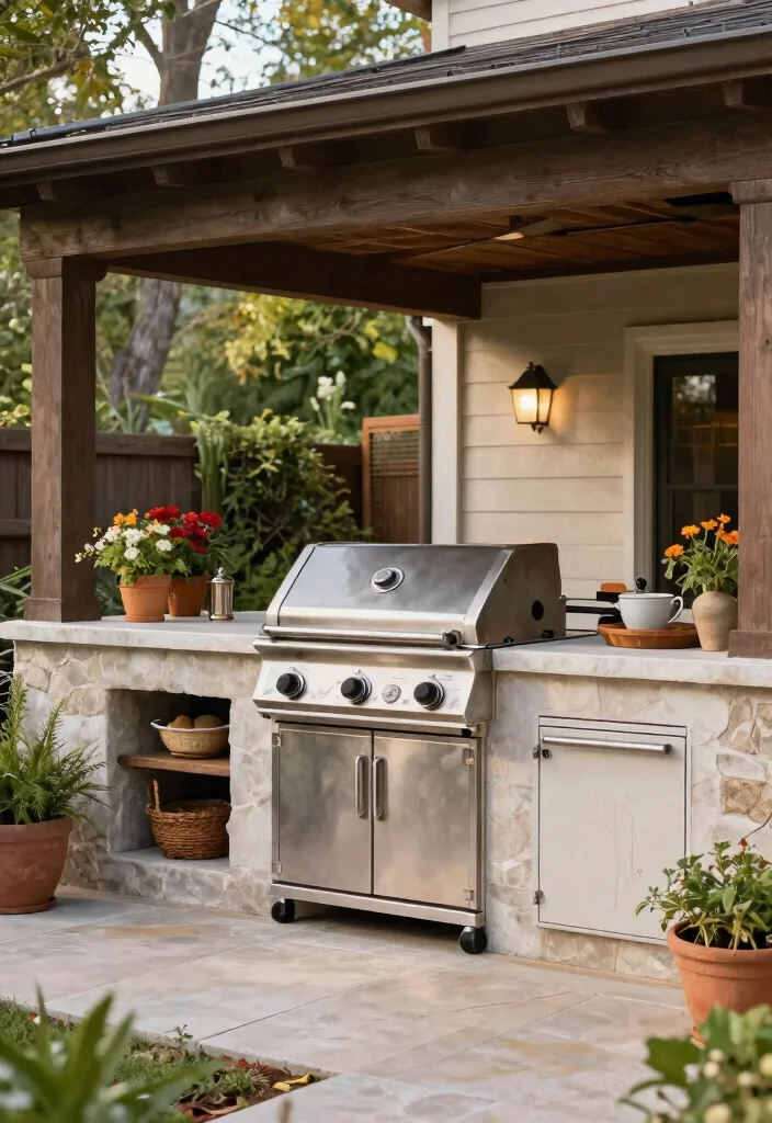 21 Stunning Outdoor Kitchen Gas Grill Ideas You Must See 15. All Season Outdoor Kitchen 0