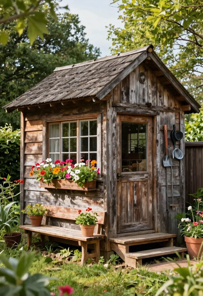 21 Stunning Storage Shed Style Ideas Ultimate Guide 1. Rustic Chic Timber Shed 0