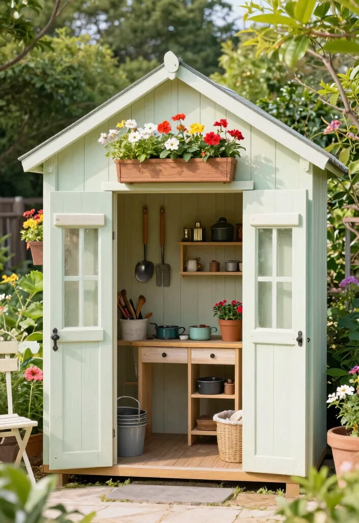 21 Stunning Storage Shed Style Ideas Ultimate Guide 12. Charming Garden Cottage Shed 0