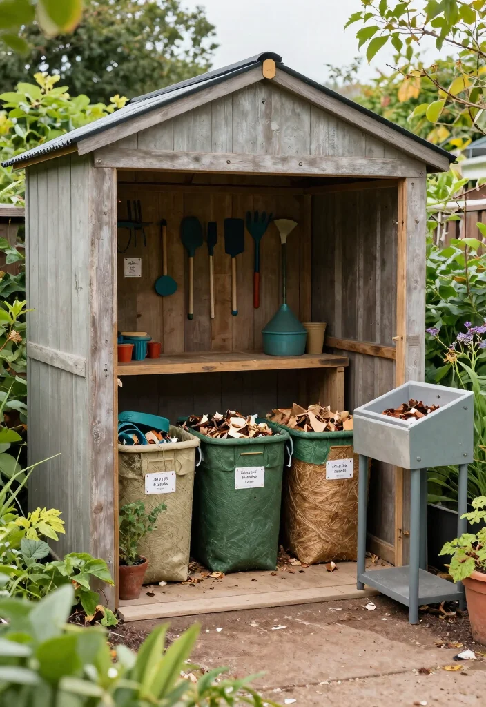 21 Stunning Storage Shed Style Ideas Ultimate Guide 14. Shed with Built in Composting Area 0