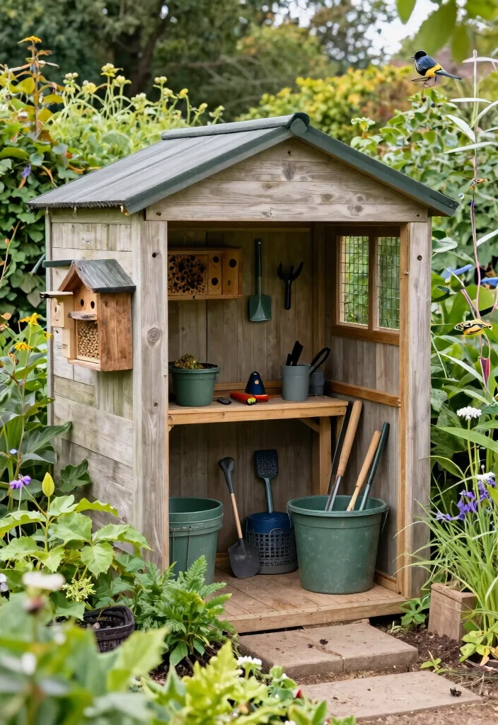 21 Stunning Storage Shed Style Ideas Ultimate Guide 20. Shed with Wildlife Friendly Features 0