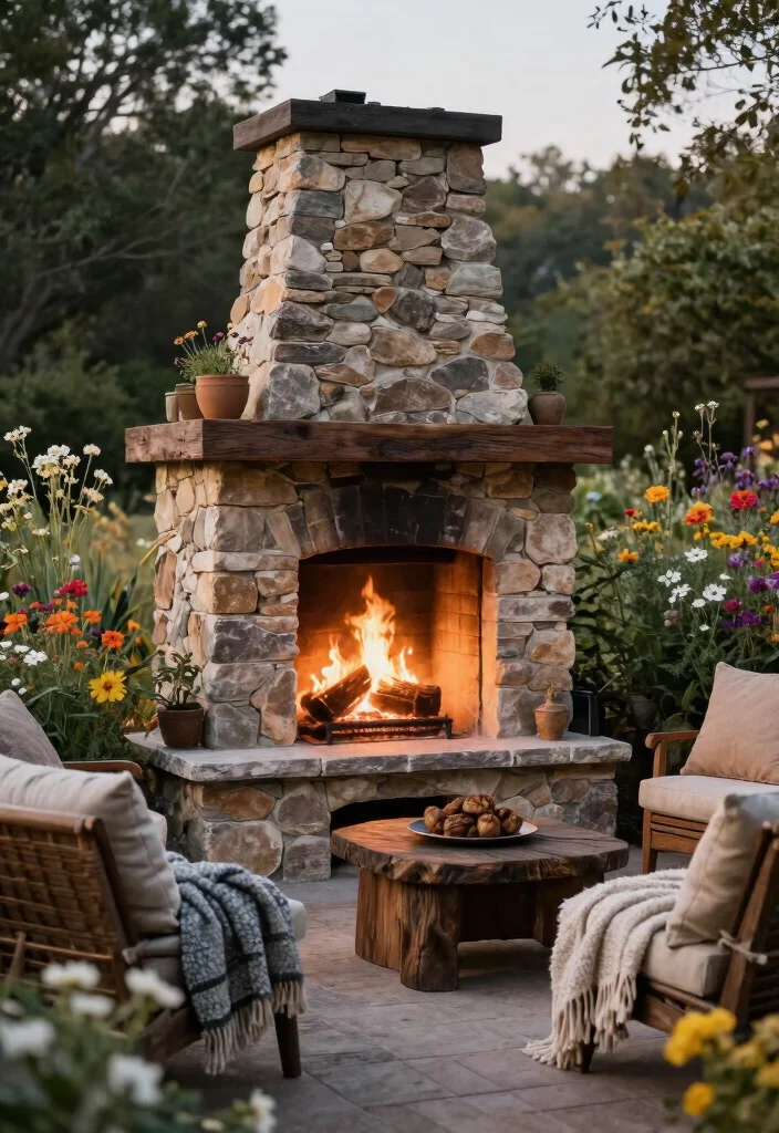 25 Breathtaking Outdoor Fireplace Ideas for Your Yard 64 25 Breathtaking Outdoor Fireplace Ideas for Your Yard 24. Rustic Fireplaces 0