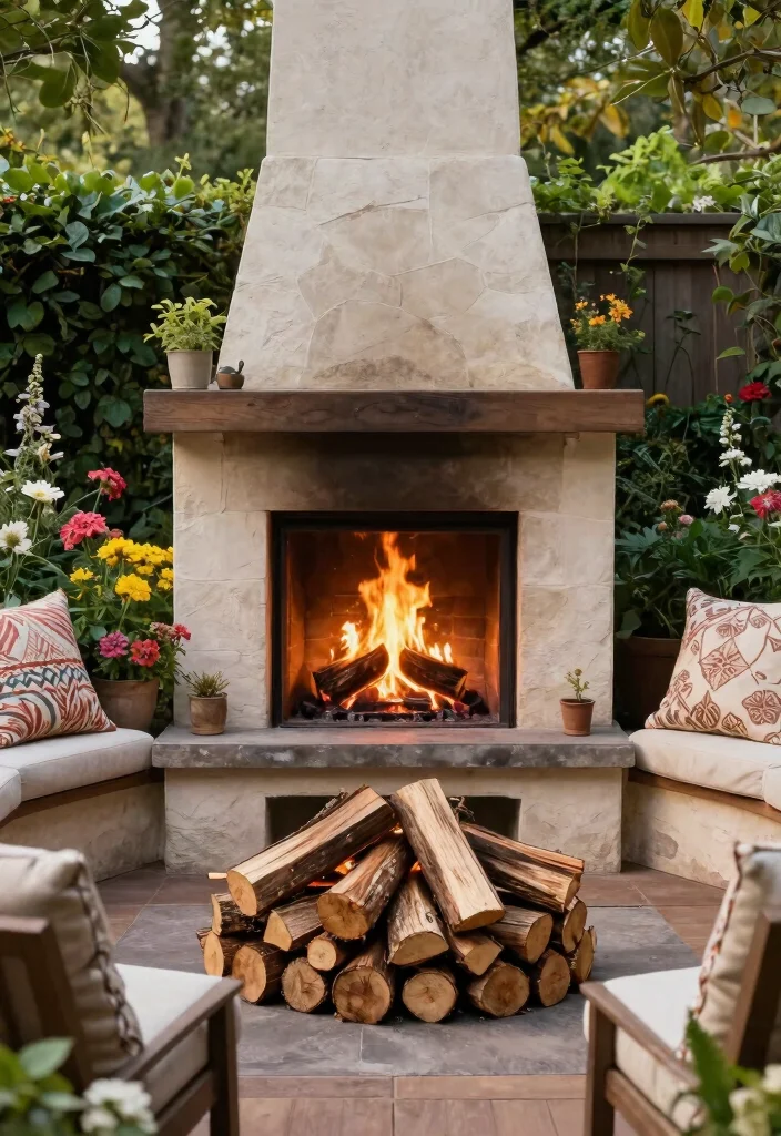 25 Breathtaking Outdoor Fireplace Ideas for Your Yard 14 25 Breathtaking Outdoor Fireplace Ideas for Your Yard 4. Biodegradable Fire Logs 0