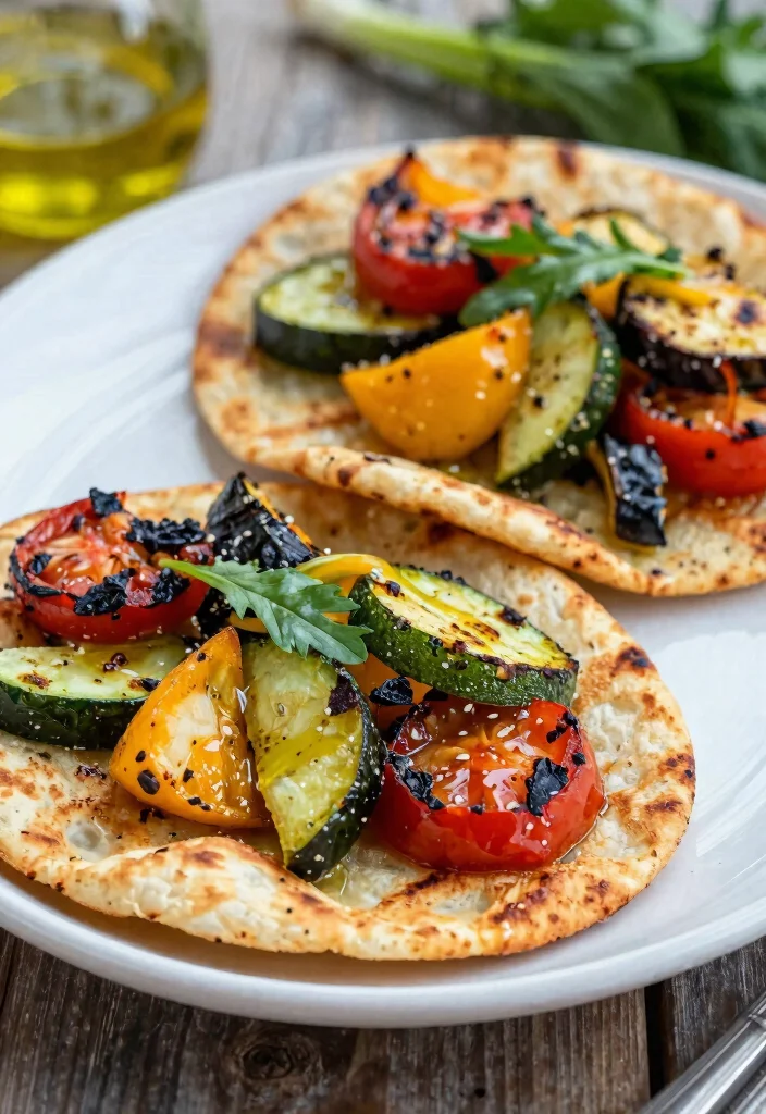 25 Creative Griddle Ideas for Ultimate Outdoor Cooking 12. Griddled Vegetable Flatbreads 0
