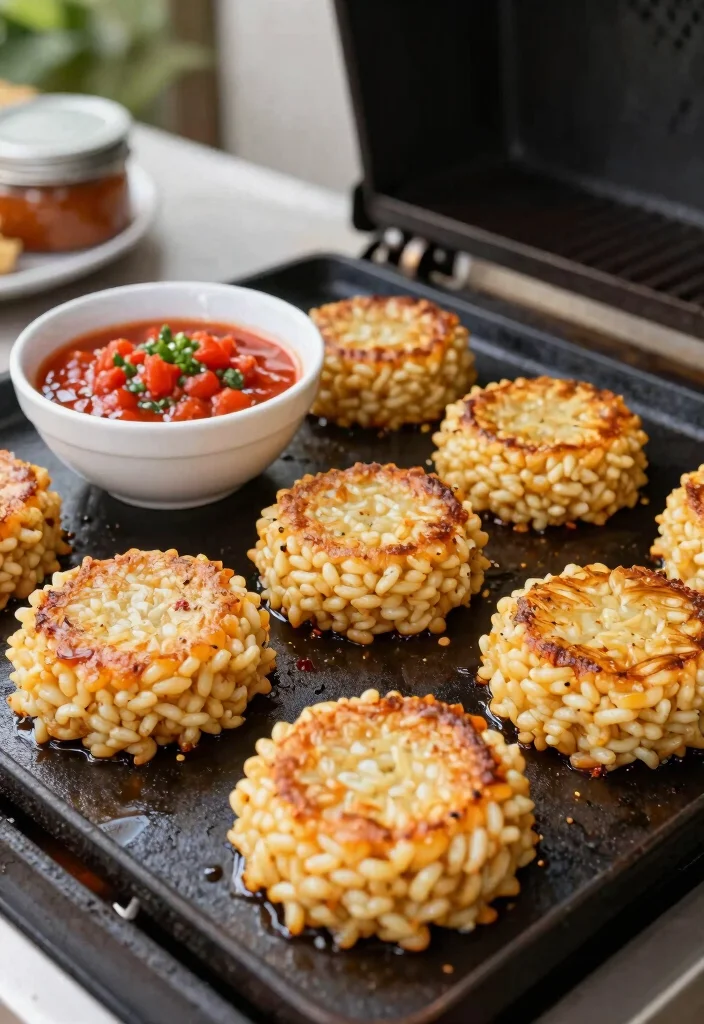 25 Creative Griddle Ideas for Ultimate Outdoor Cooking 19. Griddled Risotto Cakes 0