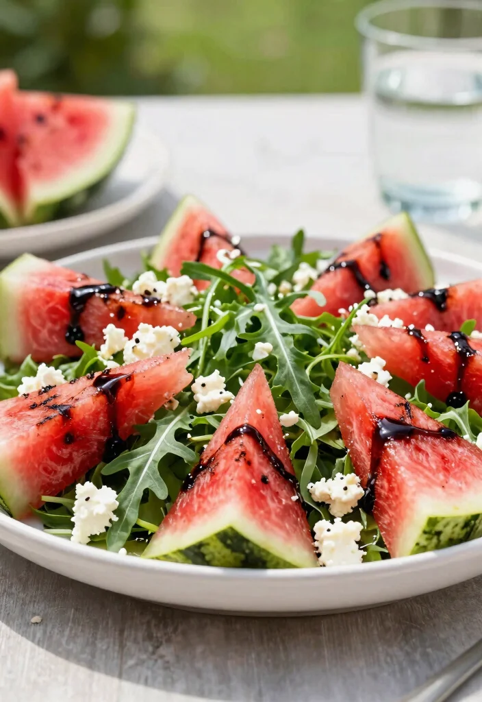 25 Creative Griddle Ideas for Ultimate Outdoor Cooking 20. Griddled Watermelon Feta Salad 0