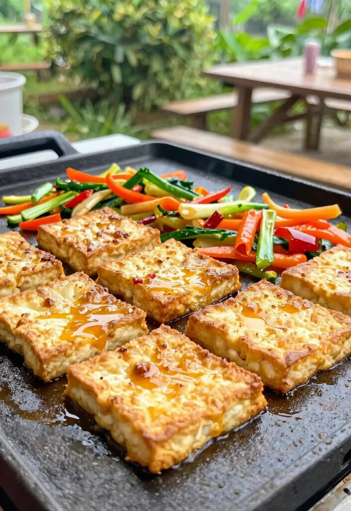 25 Creative Griddle Ideas for Ultimate Outdoor Cooking 3. Crispy Griddled Tofu 0