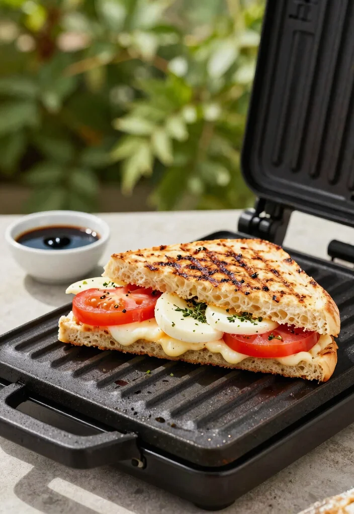 25 Creative Griddle Ideas for Ultimate Outdoor Cooking 7. Caprese Griddle Panini 0