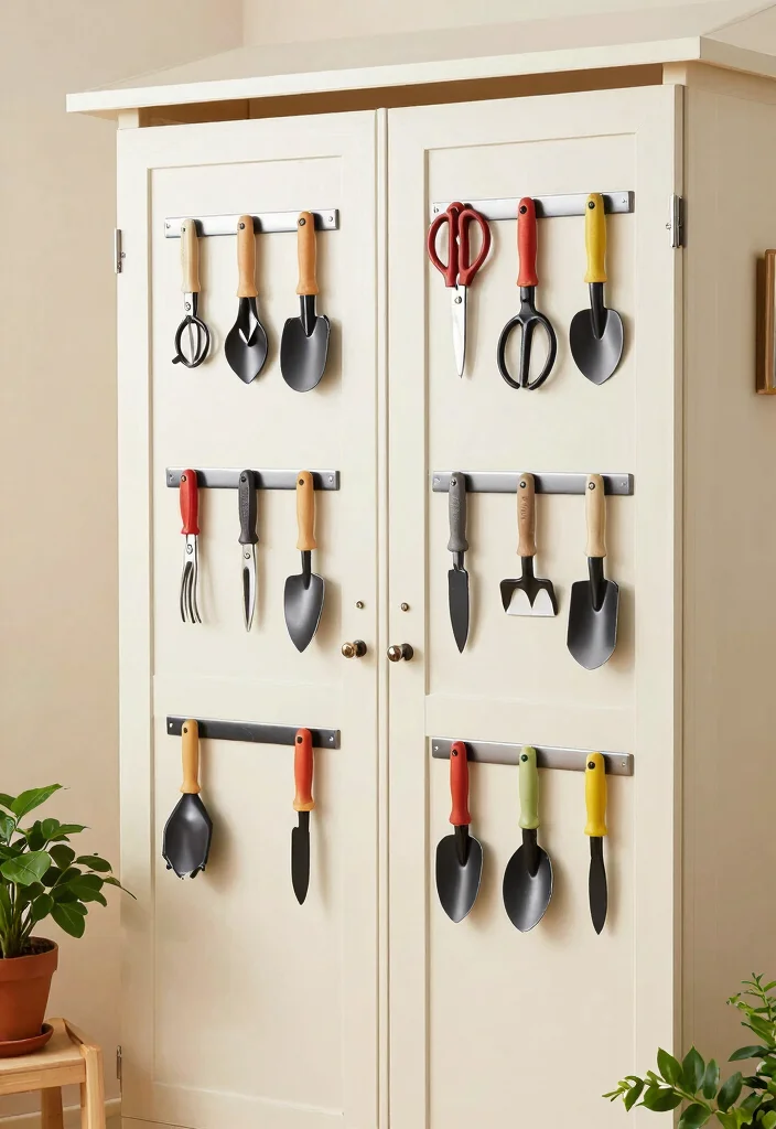 25 Genius Shed Storage Ideas to Organize Your Space 4. Magnetic Strips for Small Tools 0