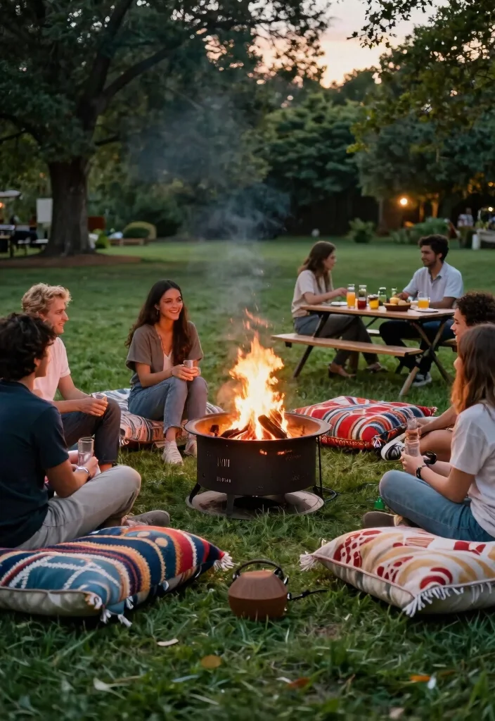 15 Ultimate Fireplace Concepts: Outdoor Fire Pits Style 5. Portable Fire Pit