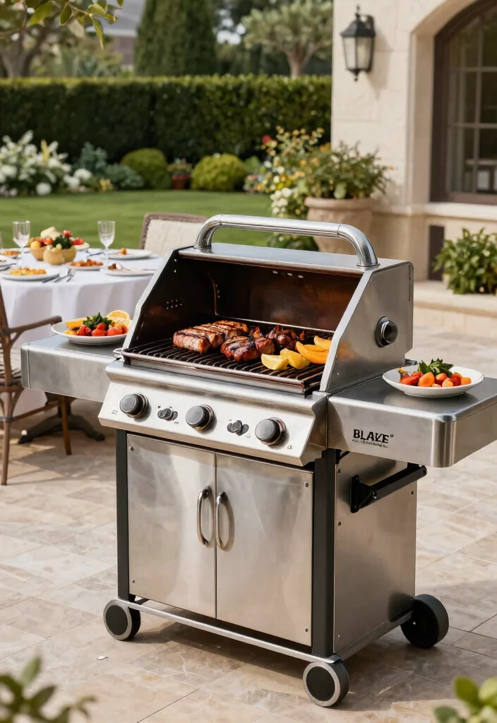 7 Best 48 Inch Gas Grill Options for Large Patios 6 7 Best 48 Inch Gas Grill Options for Large Patios 6. Blaze Professional 44 Inch 4 Burner 0