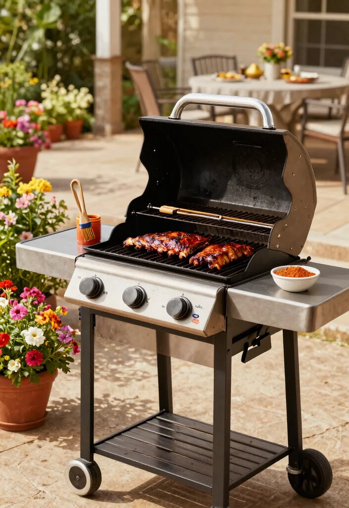 7 Best Gas Grills for Ribs and Slow BBQ Cooking 4. Char Broil Performance 4 Burner 0
