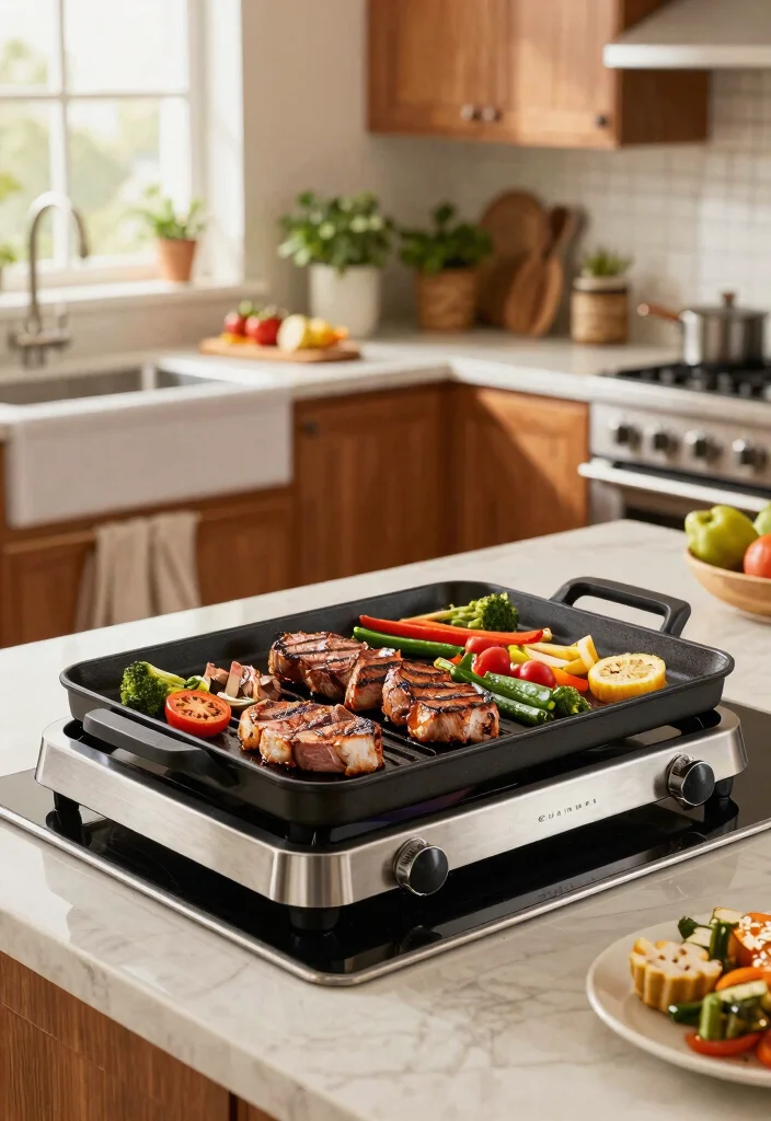 7 Best Griddle for Glass Top Stove Options Safe 2. Cuisinart 5 Burner Griddle 0