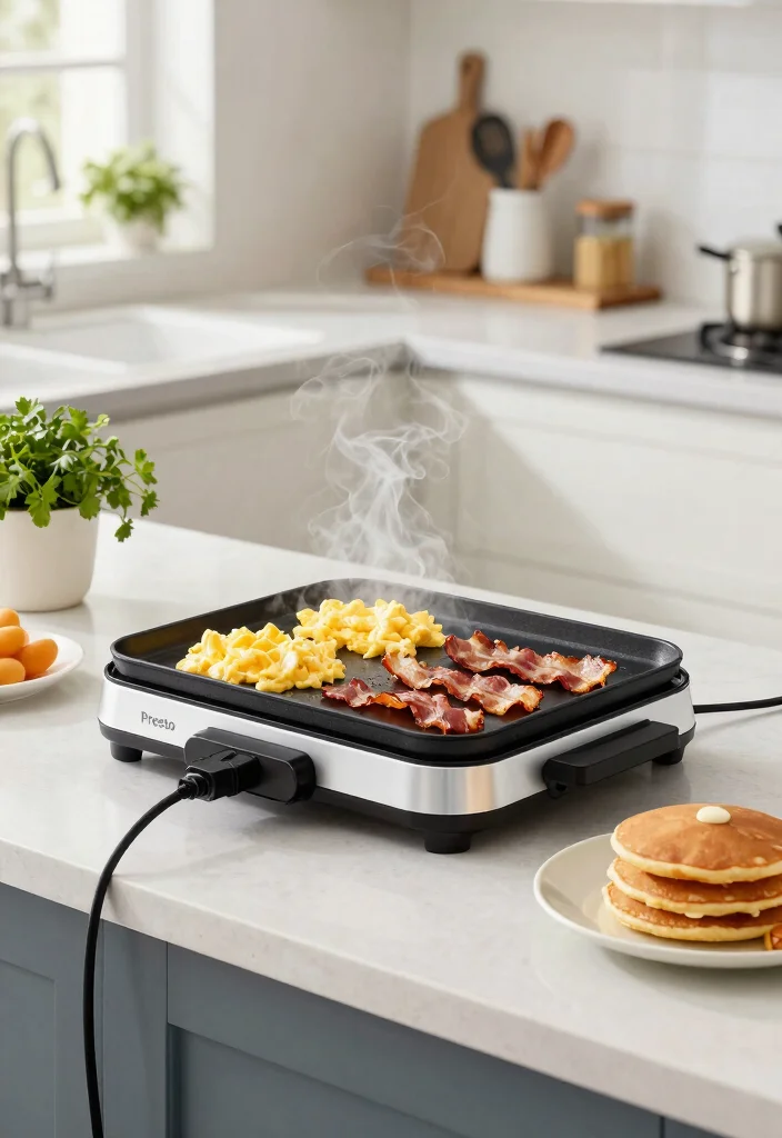 7 Best Griddle for Glass Top Stove Options Safe 5. Presto Electric Griddle 0