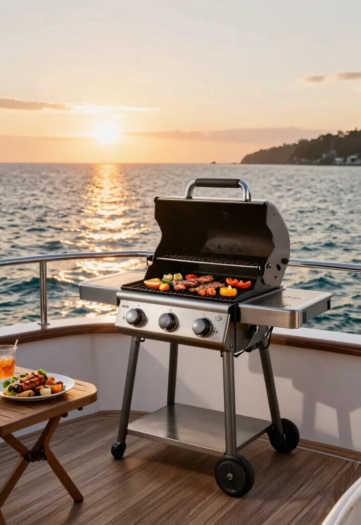 7 Best Marine Grade Gas Grill Options for Boats 2. Cuisinart CGG 180 Portable Gas Grill 0