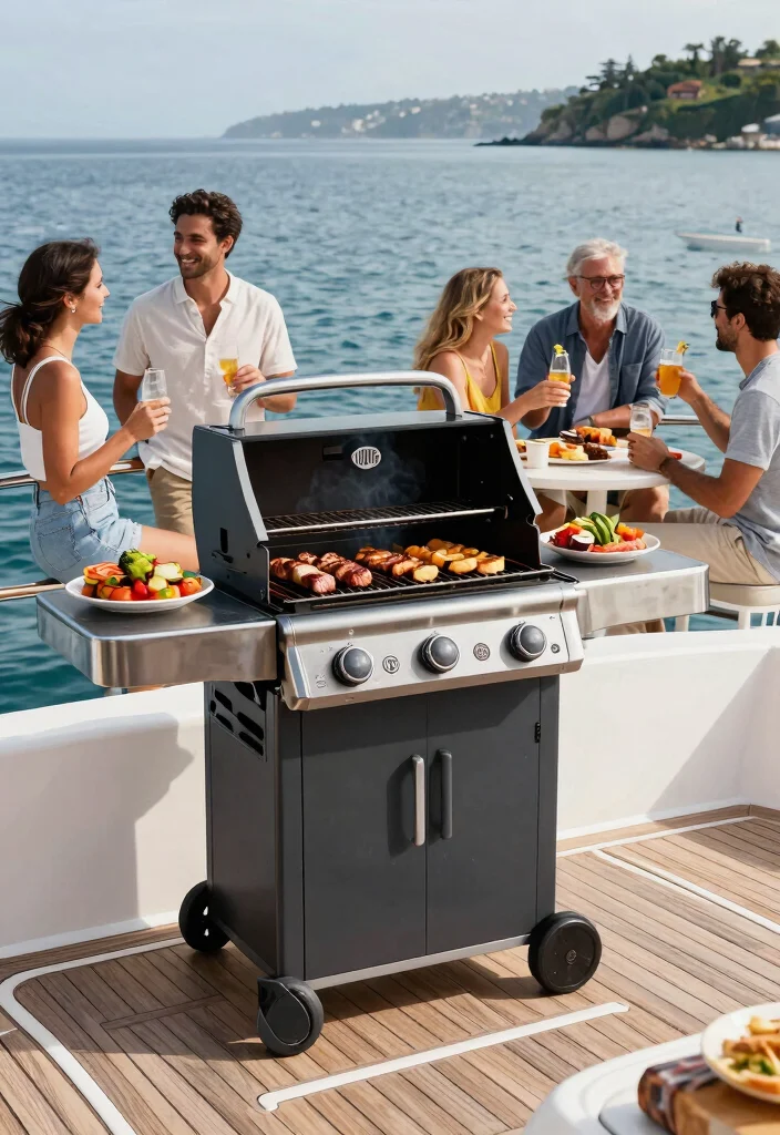 7 Best Marine Grade Gas Grill Options for Boats 6. Weber Q1200 Liquid Propane Grill 0
