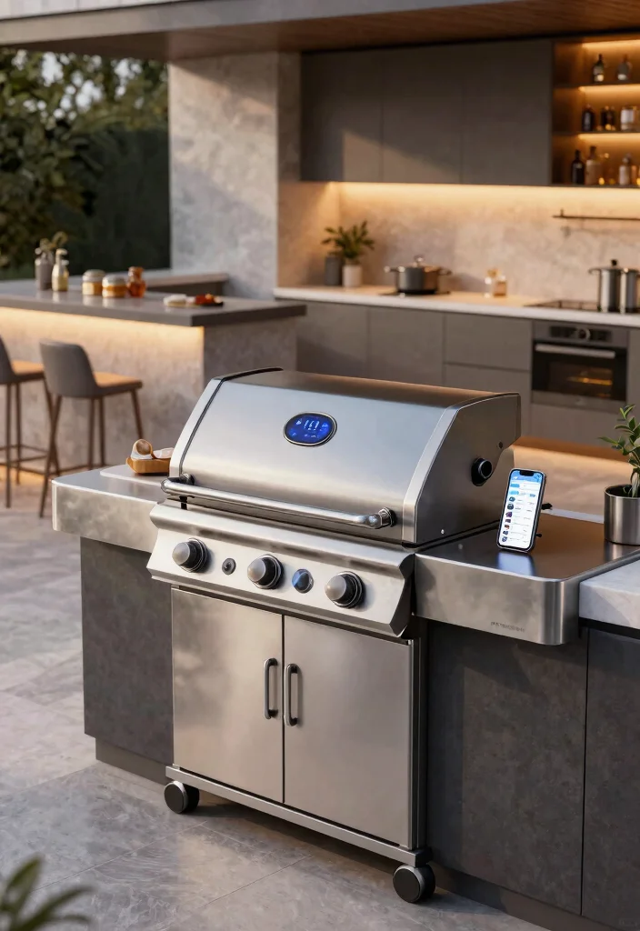 7 Best Rectangular Gas Grill Designs for Modern Yards 6 7 Best Rectangular Gas Grill Designs for Modern Yards 6. The Smart Grilling Companion 0