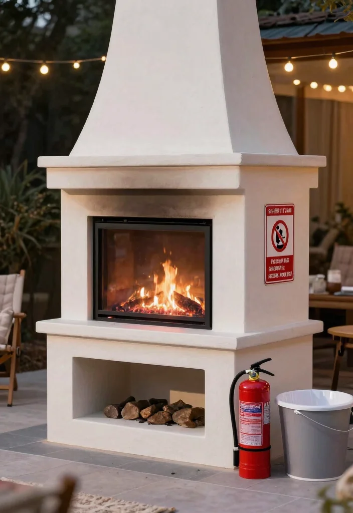 7 Essential Outdoor Fireplace Construction Tips for Small Urban Spaces 4. Prioritize Safety Features 0