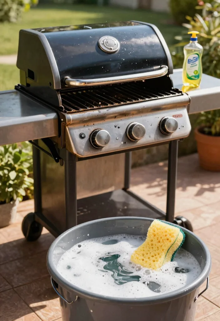 7 Genius Gas Grill Cleaning Hacks No Scrubbing Needed 5. Dish Soap and Hot Water 0