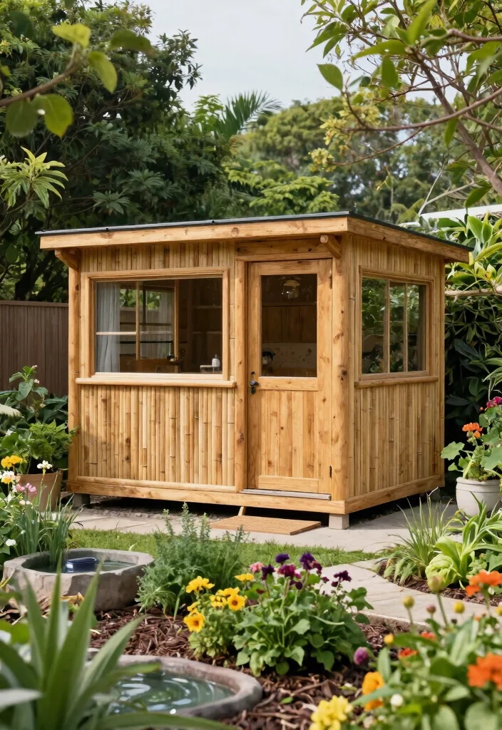 7 Massive RV Storage Shed Ideas to Protect Your Rig 3. Sustainable Materials Shed 0