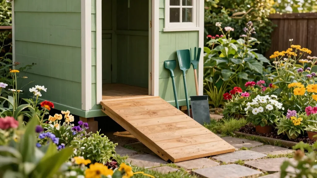 7 Safe Storage Shed Ramp Ideas for Easy Access