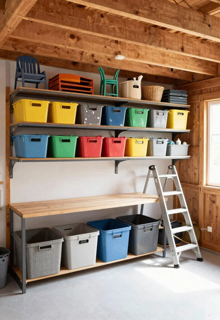 7 Sturdy Pole Shed Storage Ideas for Farm Equipment 3. Overhead Storage Solutions 0