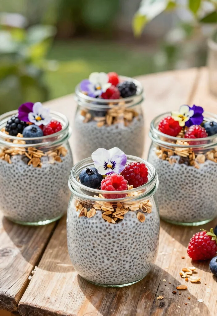 9 Aesthetic Griddle Brunch Ideas for Hosting Friends 5. Chia Seed Pudding Parfaits 0