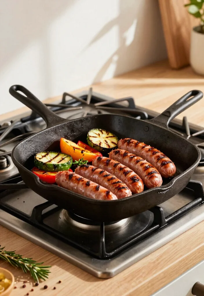 9 Best Cast Iron Grill Pans for Gas Range Cooking 9. AmazonBasics Cast Iron Grill Pan 0