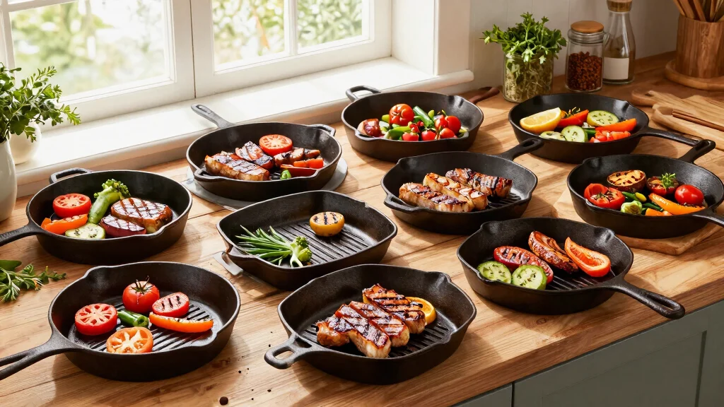 9 Best Cast Iron Grill Pans for Gas Range Cooking