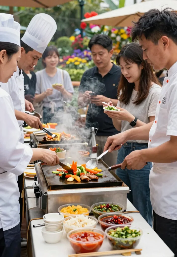 9 Best Commercial Griddle Surface Ideas for Large Crowds 2. Sizzling Stir Fry Flavorful Veggies and Proteins 0