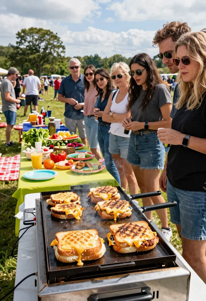9 Best Commercial Griddle Surface Ideas for Large Crowds 3. Grilled Sandwiches Gourmet Melts for All 0