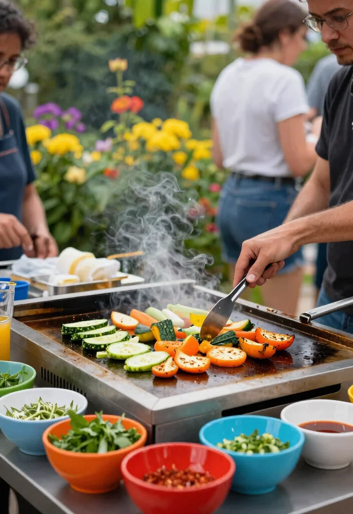 9 Best Commercial Griddle Surface Ideas for Large Crowds 6. Veggie Delight Griddled Seasonal Vegetables 0