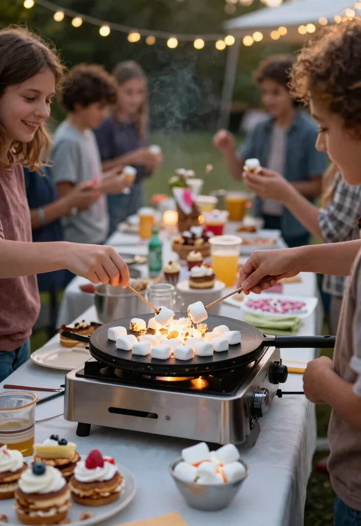 9 Best Commercial Griddle Surface Ideas for Large Crowds 9. Delightful Desserts Griddle Smores and More 0