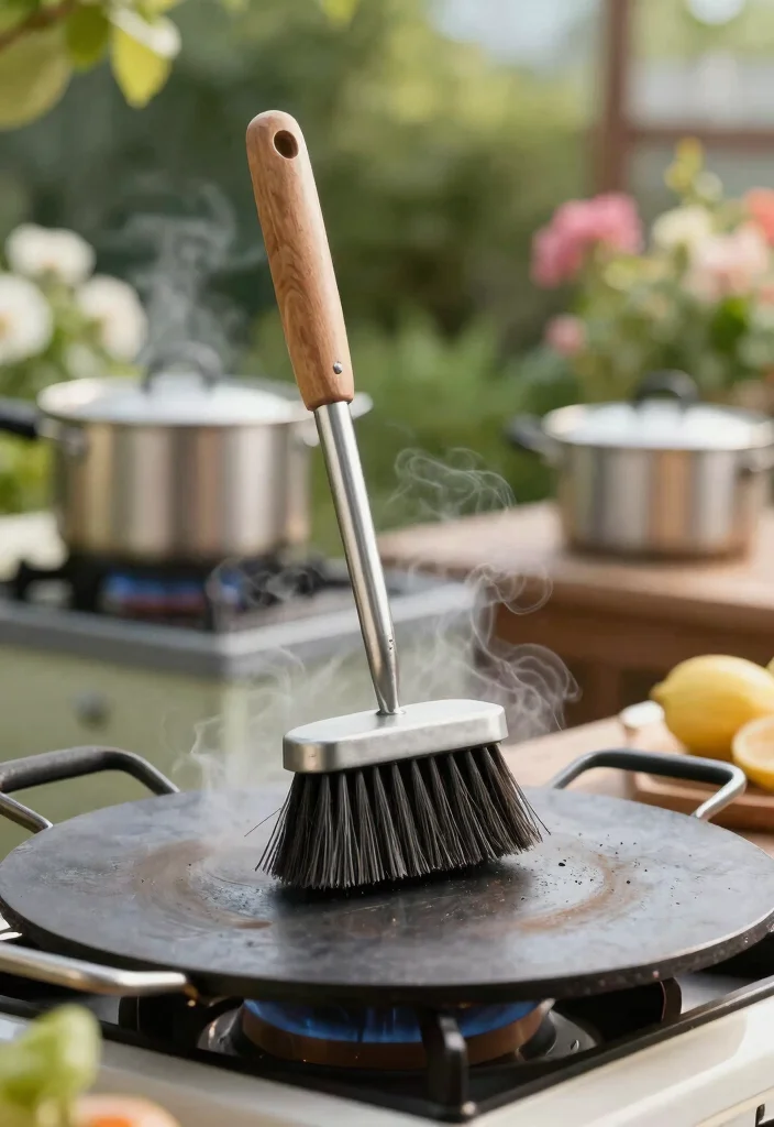 9 Best Tools for Griddle Care and Maintenance 2. Griddle Cleaning Brush 0