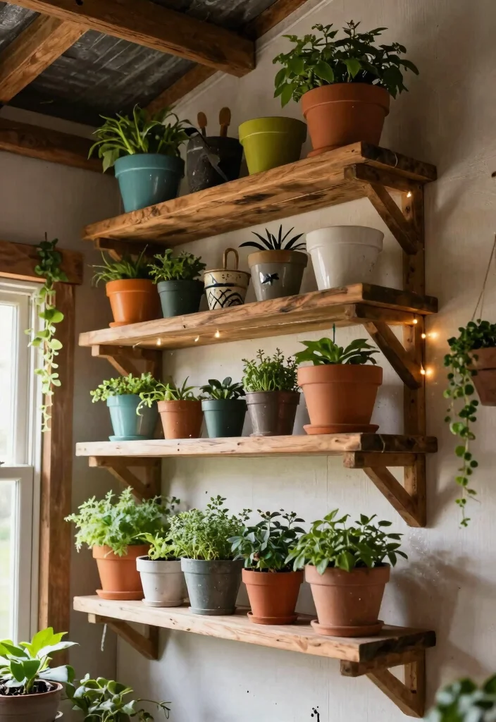 9 Brilliant Shed Ceiling Storage Ideas Hidden Space 1. Floating Shelves for Aesthetic Appeal 0