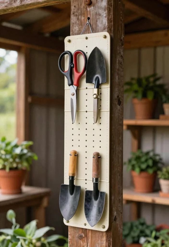 9 Brilliant Shed Ceiling Storage Ideas Hidden Space 6. Magnetic Strips for Small Tools 0