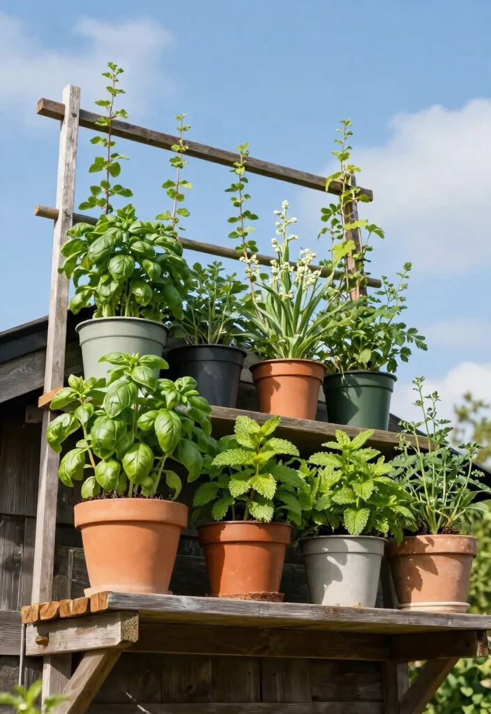 9 Clever Shed Roof Storage Ideas to Maximize Space 1 9 Clever Shed Roof Storage Ideas to Maximize Space 1. Vertical Herb Garden on the Roof 0