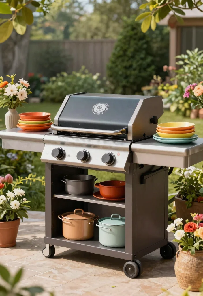 9 Clever Ways to Repurpose Gas Grill Concepts DIY Guide 6. The Unique Outdoor Cooking Station 0