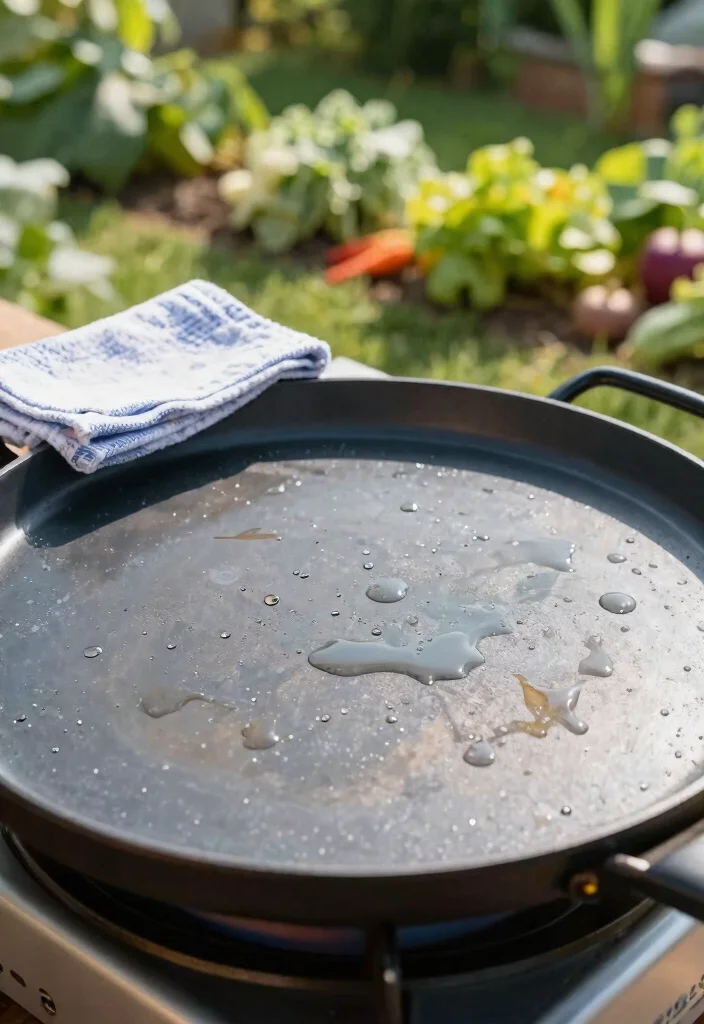 9 Easy Steps on How to Clean a Griddle Top Fast 5. Rinse and Dry 0