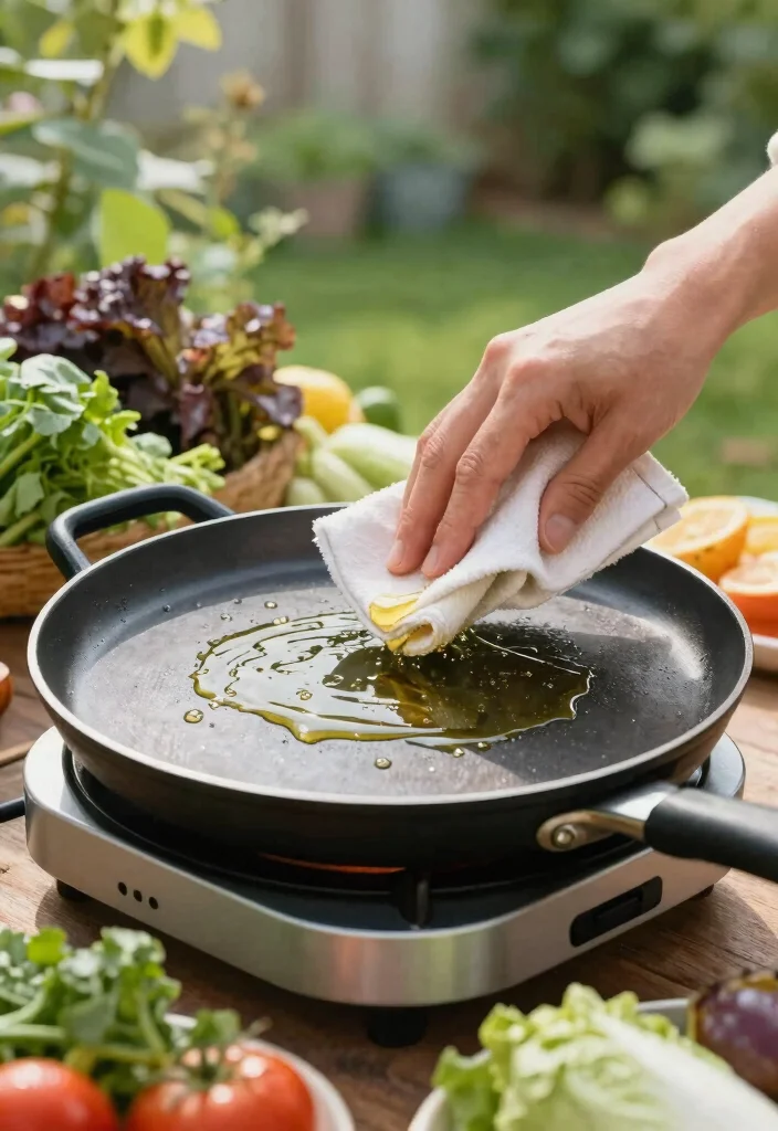 9 Easy Steps on How to Clean a Griddle Top Fast 6. Season Your Griddle 0