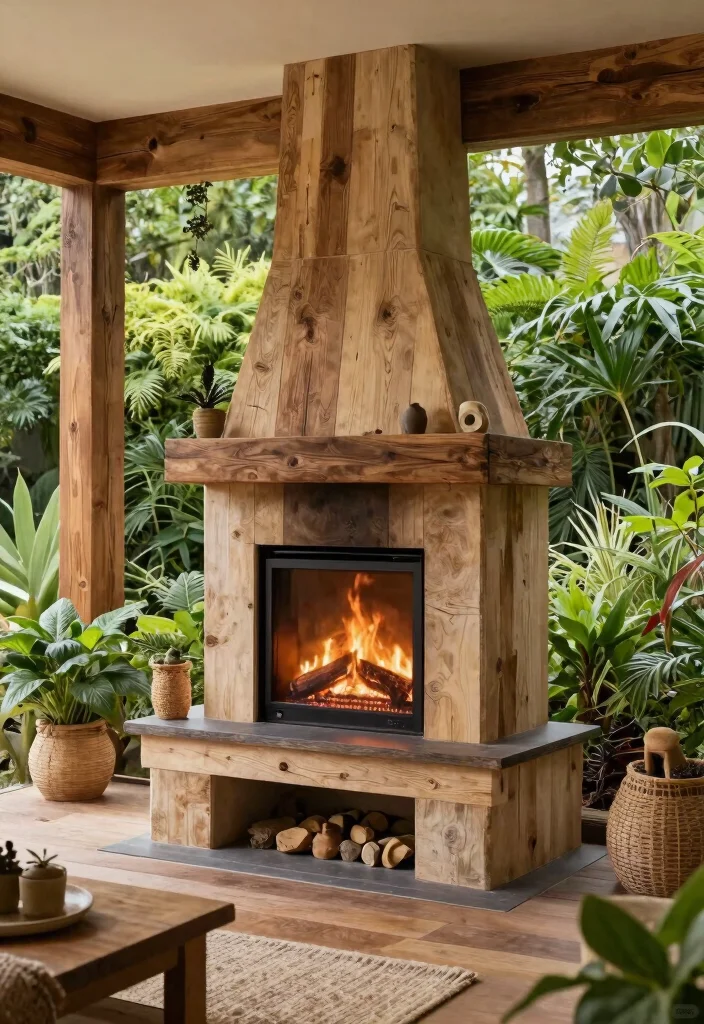 9 Genius Two Sided Fireplace Ideas Indoor Outdoor 7. Eco Friendly Features 0