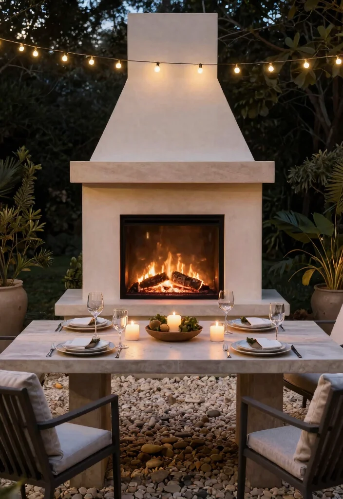 9 Practical Outdoor Propane Fireplace Ideas Easy 3. Chic Tabletop Fireplaces 0