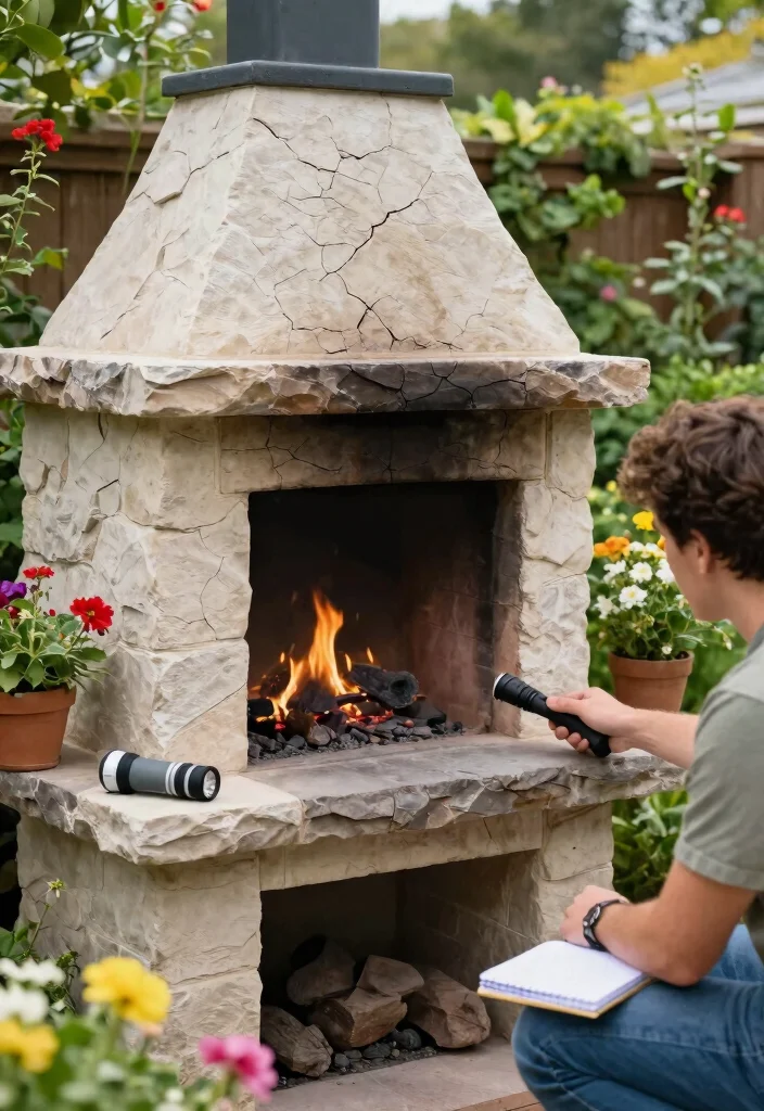 9 Pro Outdoor Fireplace Maintenance Tips You Need 3. Inspect for Damage 0