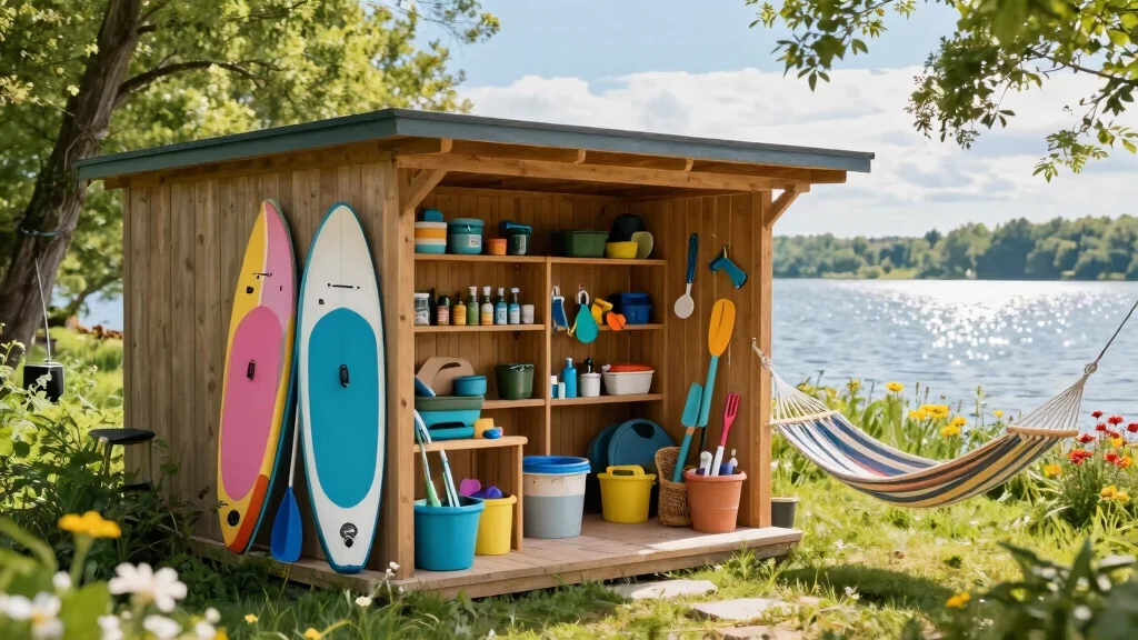 9 Relaxing Lake Shed Storage Ideas for Water Toys